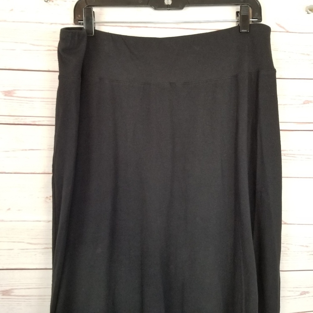 Lane Bryant Women's 14/16 Black Maxi Skirt - Picture 4 of 6